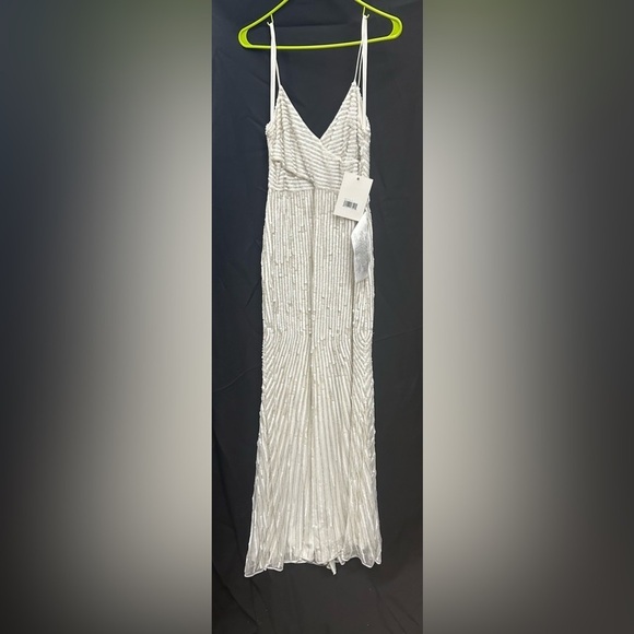 Mac Duggal 10817 NWOT SEQUIN SPAGHETTI STRAP GOWN - Picture 5 of 7